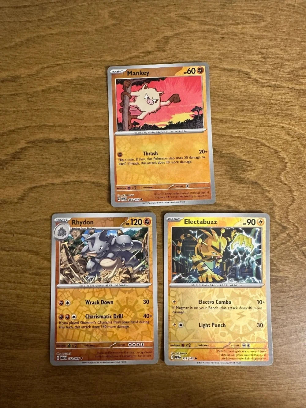 Lot of 15 Pokemon Cards Holo and RevHolo (Scarlet & Violet 151 & Surging Sparks)